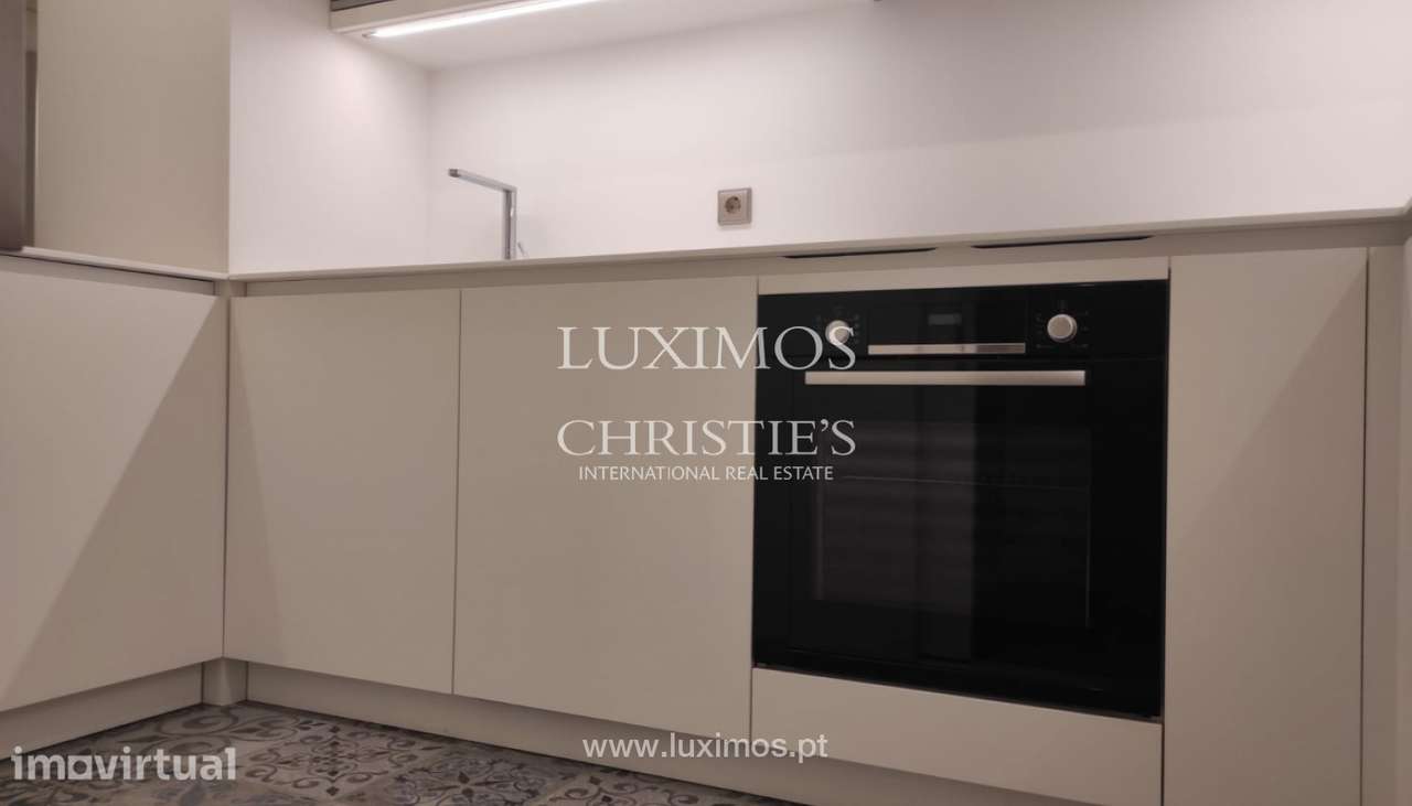 Apartamento T1+1 novo e moderno, para arrendar, no Centro do Porto - Grande imagem: 4/6