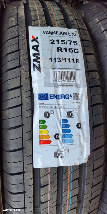 ANVELOPE DE VARA 215/75R16C 113/111R ZMAX VANMEJOR C30