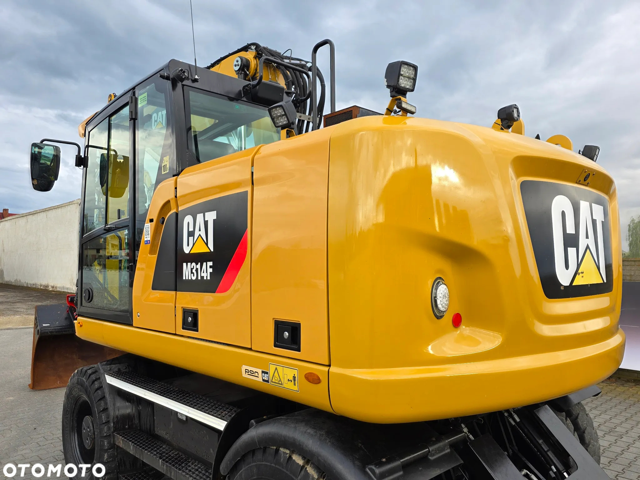 Caterpillar M314F, 2016 ROK, GŁOWICA ROTOTILT, 4400 MTH - 10