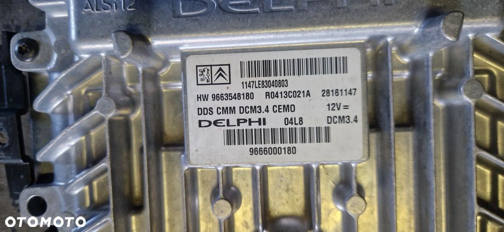 PEUGEOT 407 2.0 HDI STEROWNIK SILNIKA 9666000180 - 2