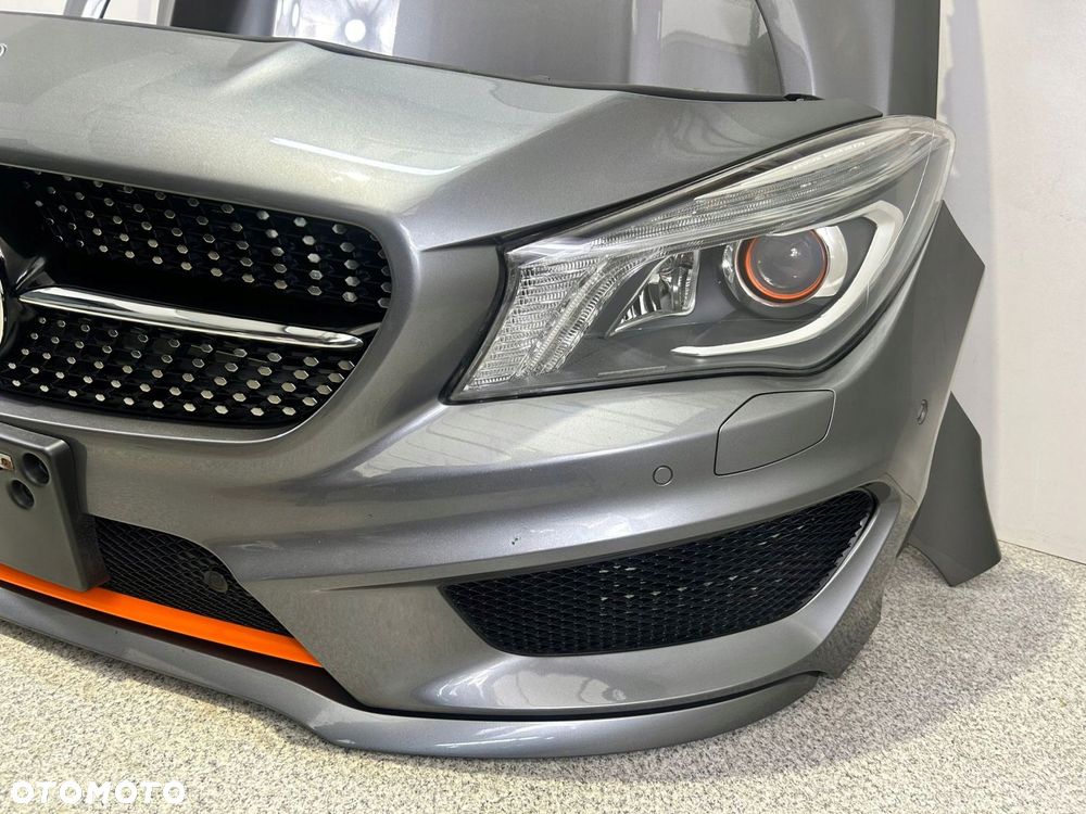 MERCEDES CLA W117 AMG PRZÓD ZDERZAK PAS LAMPY MASKA BŁOTNIKI 787 ORANGE ART - 7