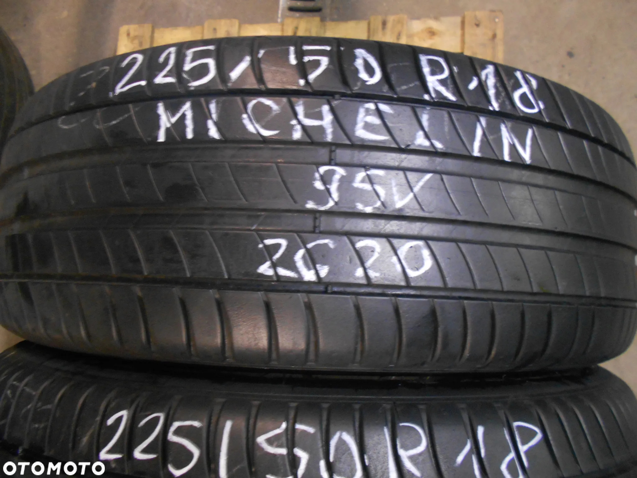 OPONY  225/50R18 MICHELIN PRIMACY 3 DOT 2620 7.2MM - 2