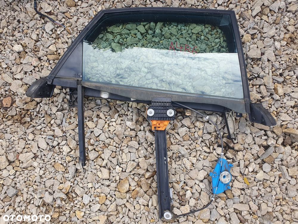 AUDI A4 B6 SEDAN RAMKA DRZWI SZYBA ORYGINALNA 02R MECHANIZM PODNOŚNIK SZYBY PRAWY TYŁ - 5