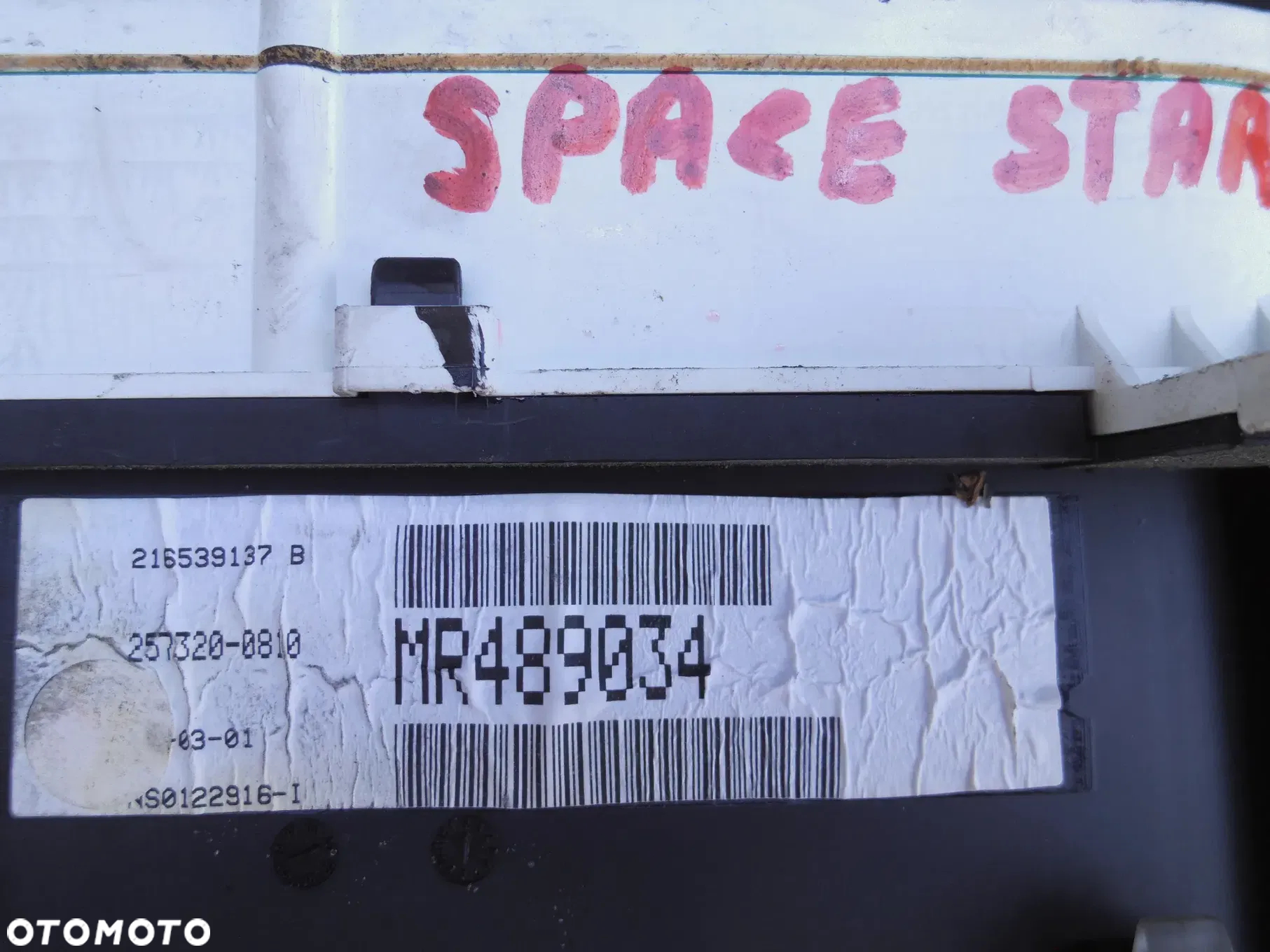 MITSUBISHI SPACE STAR 1.6 LICZNIK ZEGARY PRĘDKOŚCIOMIERZ MR489034 257320-0810 - 3
