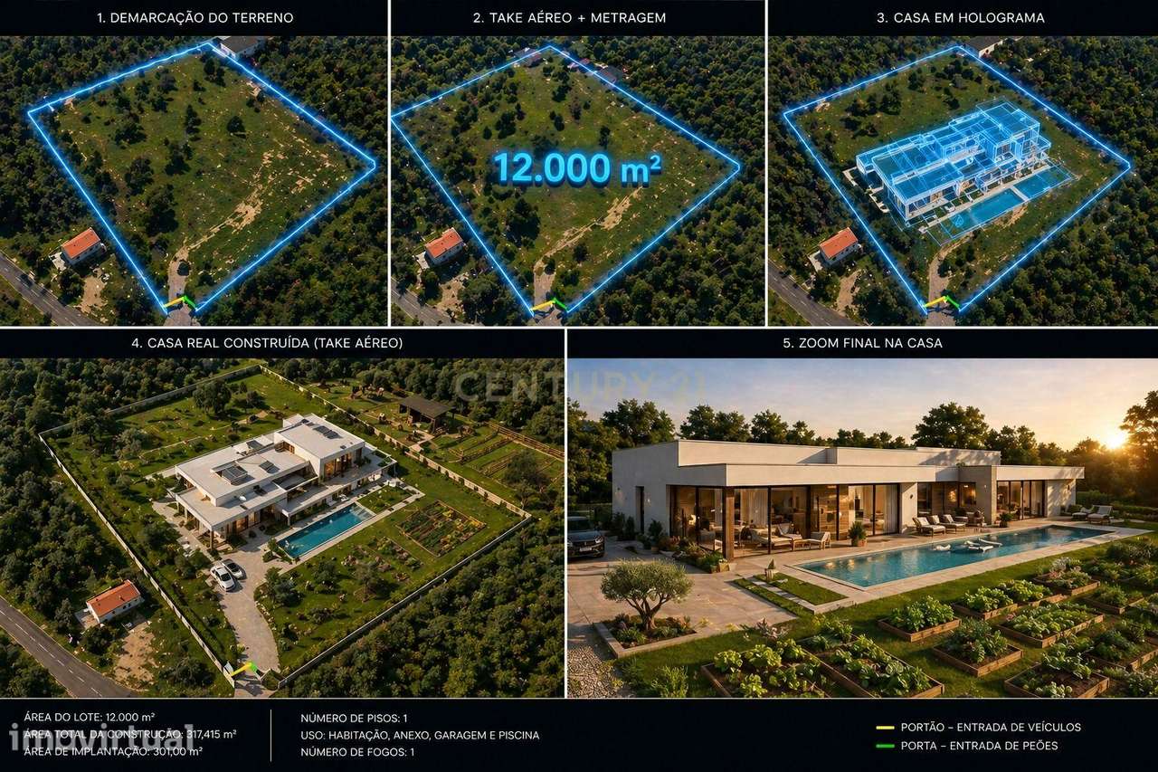 Oportunidade Única: Terreno com Projeto Aprovado em Azeitão - Grande imagem: 2/6