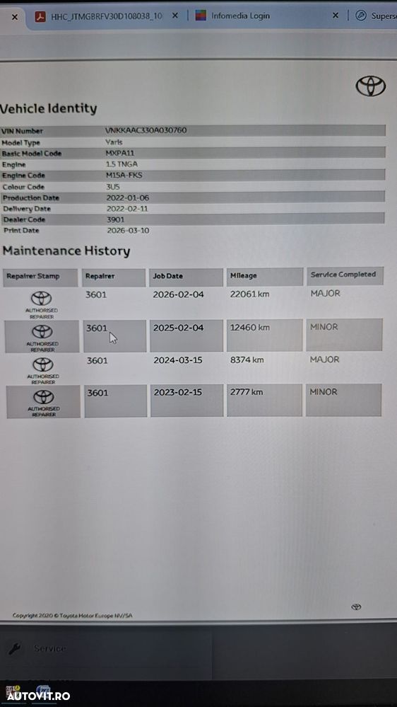Toyota Yaris 1.5 L CVT Dynamic - 30
