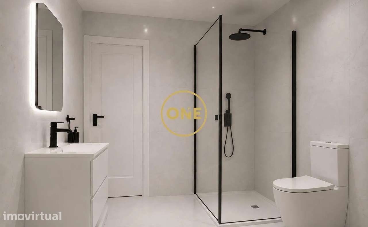 Apartamento T1 transformado em t2 totalmente remodelado - Grande imagem: 4/4