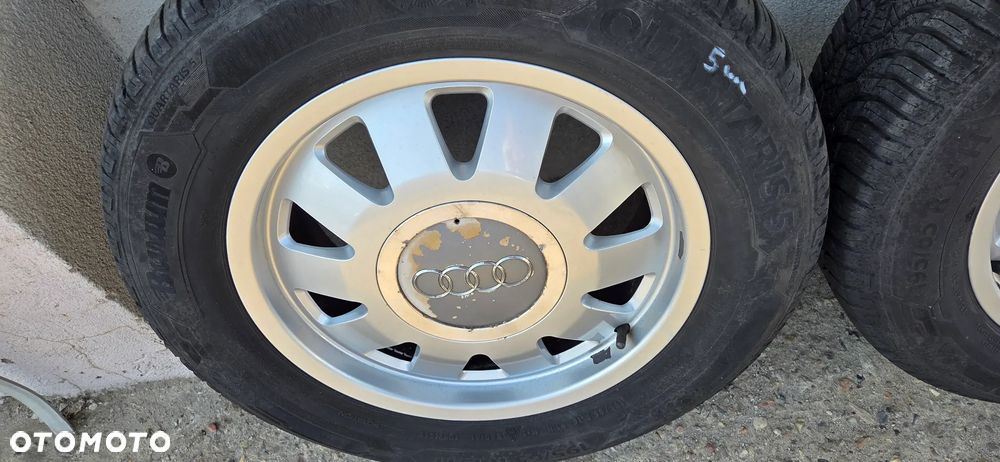 Felgi aluminiowe koła opony wielosezon Audi A4 B5 A6 C5 5X112 15" kpl - 5