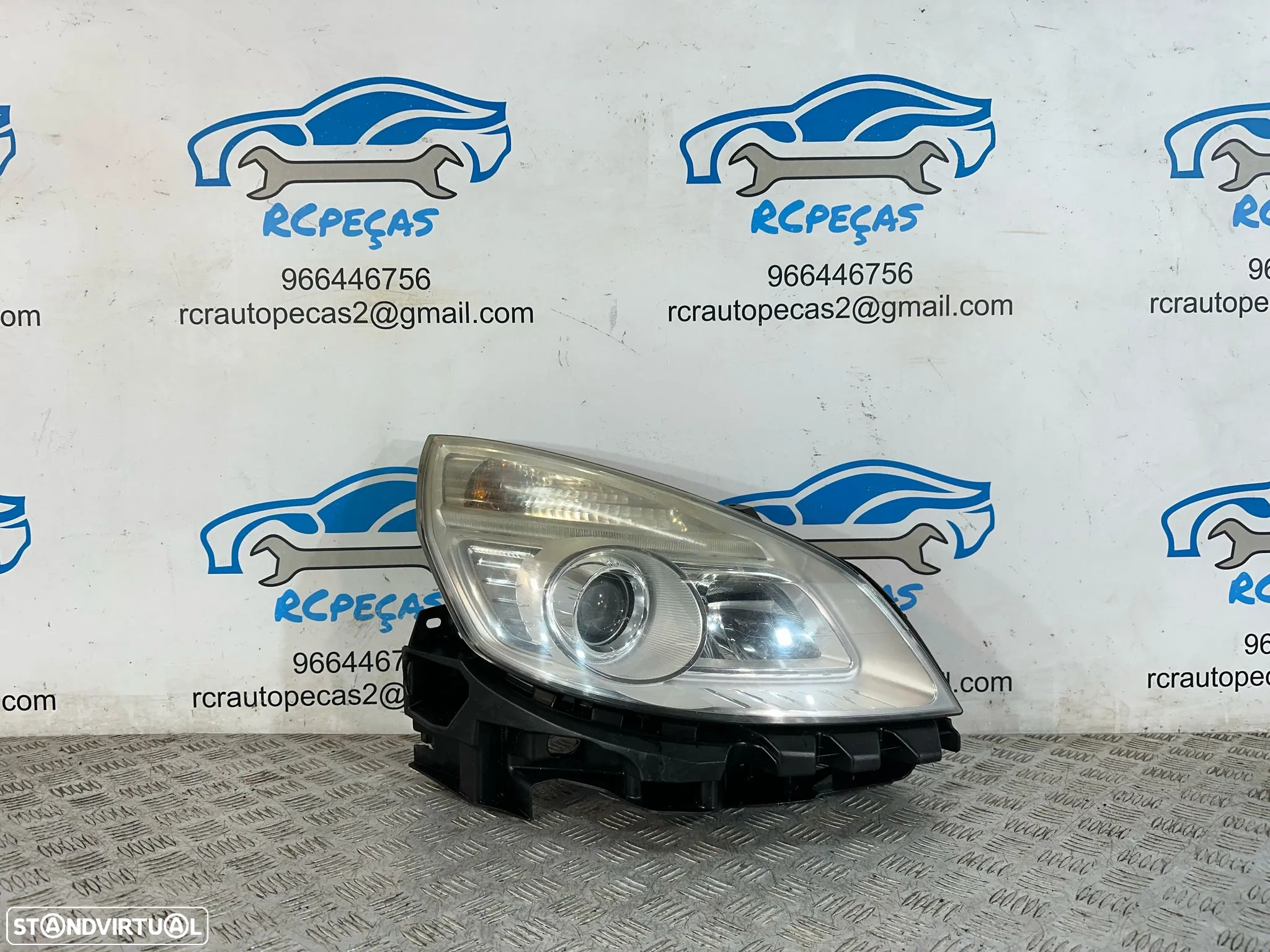.Farol Otica Frente Frontal Direita Original Renault Scenic 2 Grand Scenic 2003 - 2009 - 2