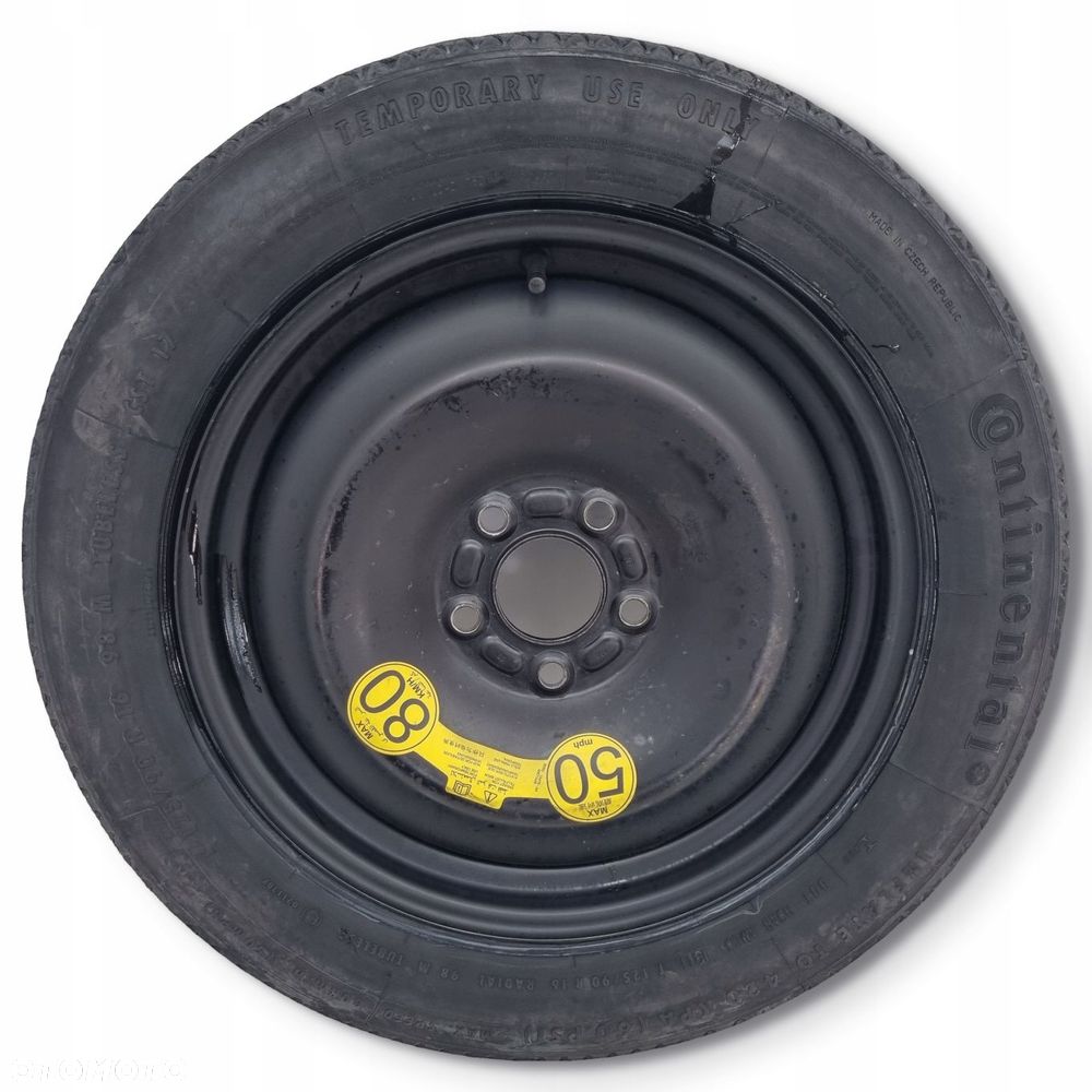 KOŁO DOJAZDOWE Ford Focus Mk3 C-Max II dojazdówka 125/90 R16 AM51BA 5x108 - 1