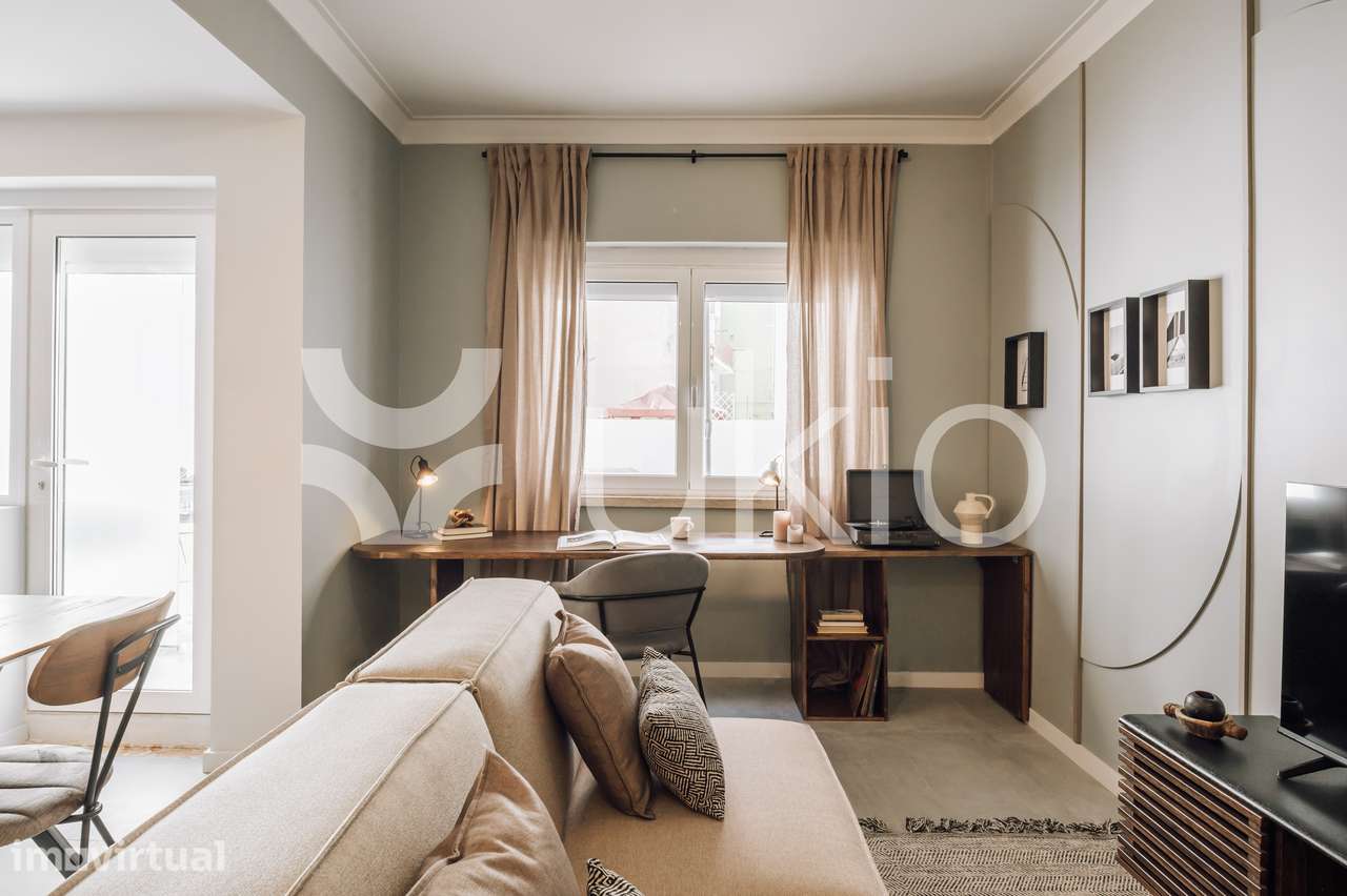 Apartamento T1 com terraço em Estefânia - Grande imagem: 4/21