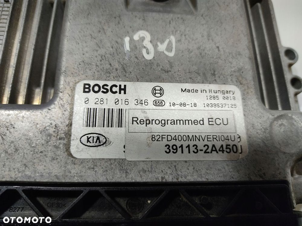 komputer hyundai i30 1.6 crdi 39113-2a450 0281016346 2006-2009 - 4