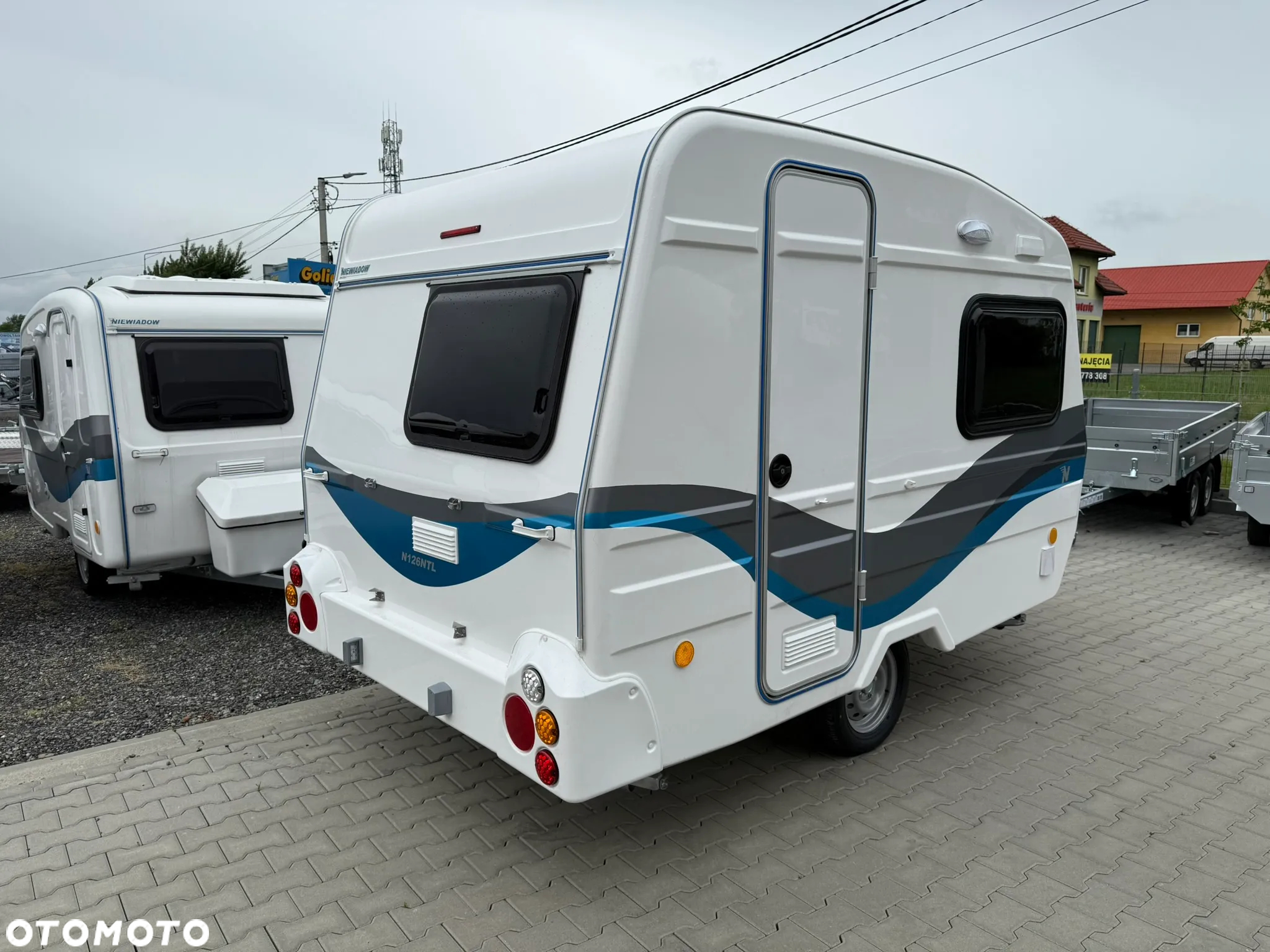Niewiadów Przyczepa kempingowa NIEWIADÓW N-126NTL ntl lub NT 750kg kemping z łazienką 2 lub 3 osoby - 7