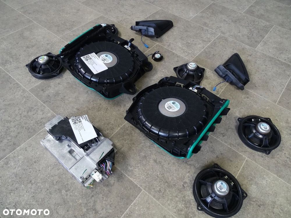 ZESTAW NAGŁOŚNIENIE HIFI HARMAN BMW G42 WZMACNIACZ GŁOŚNIKI KOMPLET - 3
