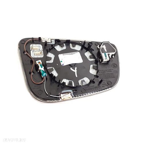 Geam oglinda exterioara Bmw Seria 3 (G20/G21), 03.2019-, stanga/dreapta, incalzit; sticla asferica; geam cromat; 4 pini; cu functie de unghi mort, View Max - 1