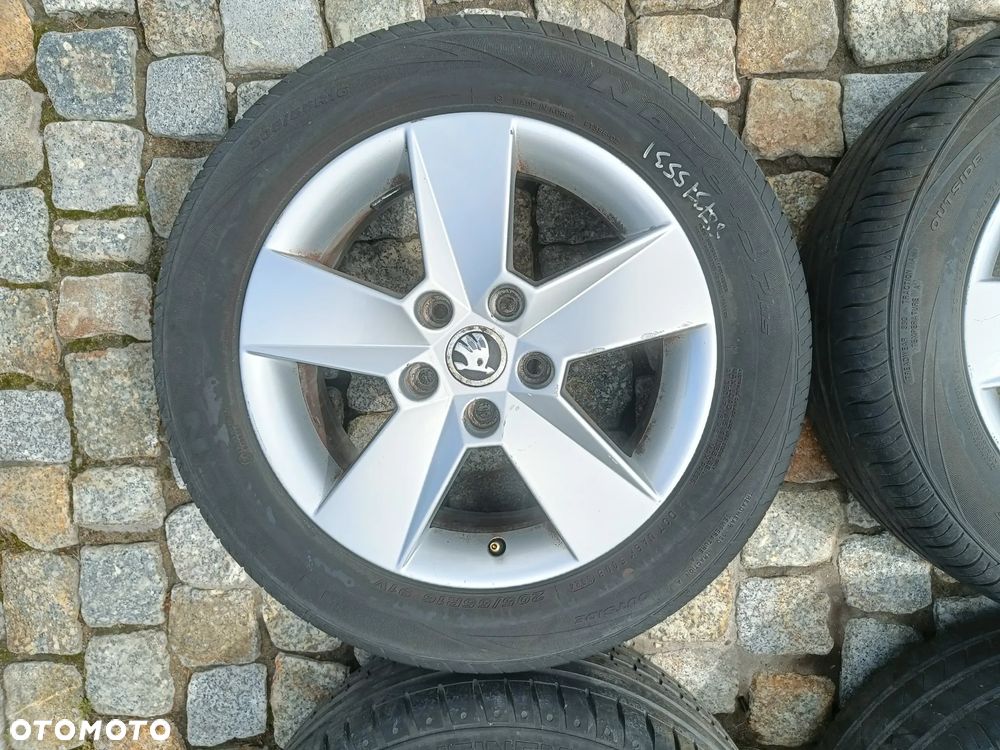 Felgi Aluminiowe 16 Skoda Octavia 3 5x112 ET46 5E0601025H Koła VW Seat Audi 6,5Jx16H2 - 12