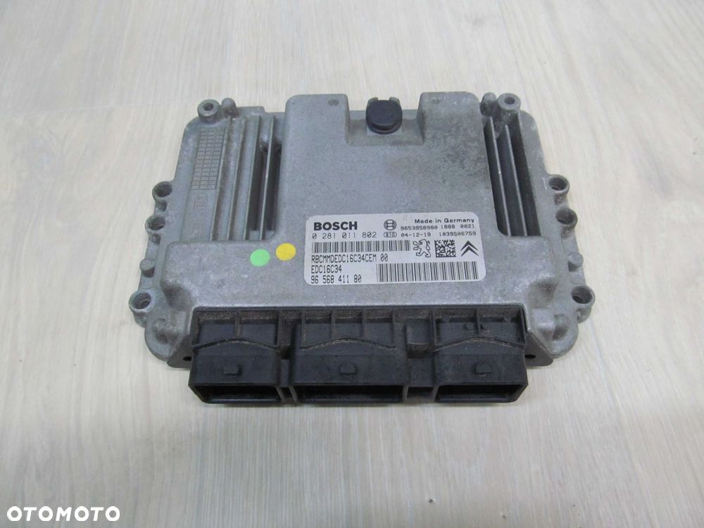 CITROEN PEUGEOT 1.6 HDI KOMPUTER STEROWNIK 0281011802 9656841180 - 1