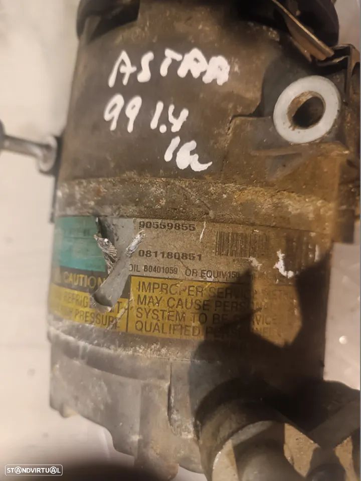 COMPRESSOR AC OPEL ASTRA G 1.4 16V 90559855 - 2