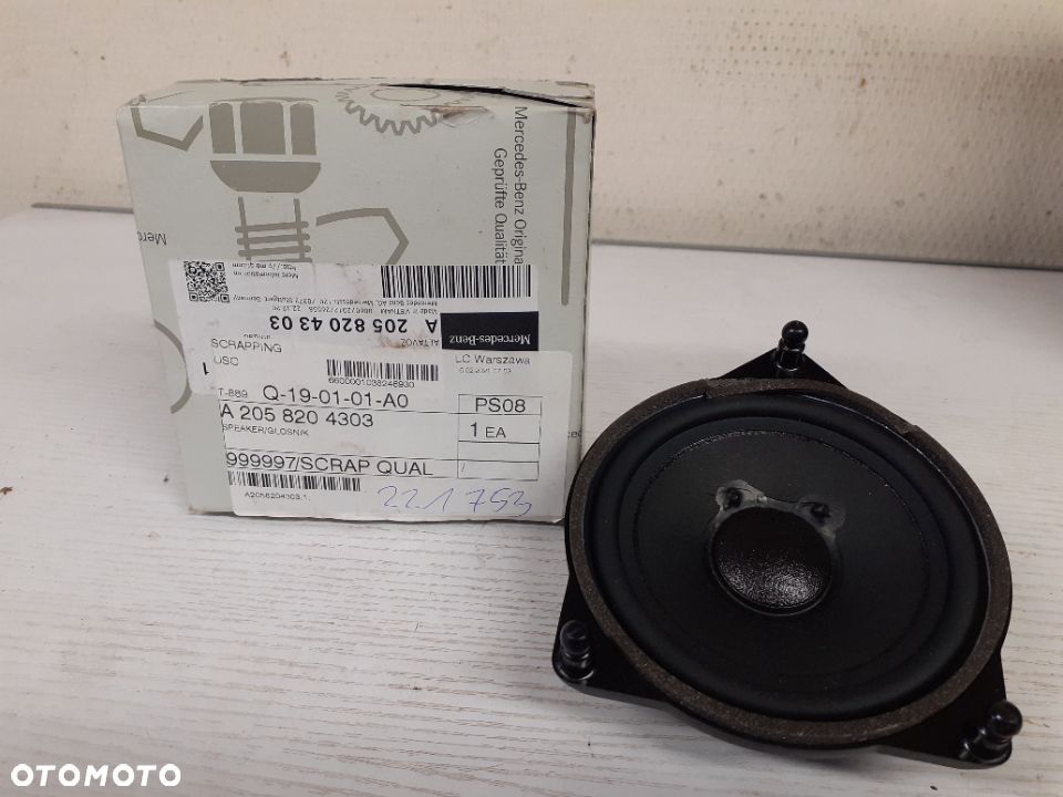 GŁOŚNIK MERCEDES A205 A2058204303 - 1