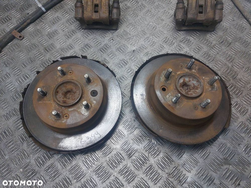 TARCZE HAMULCOWE TYŁ + ZACISKI + LINKI HYUNDAI I30 I 1.6 16V - 2