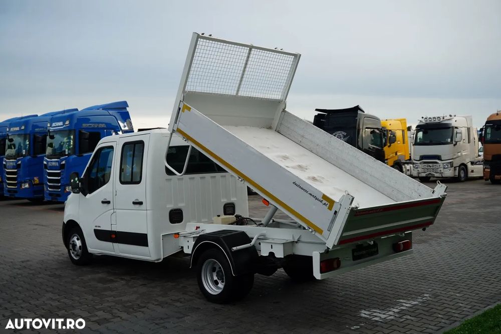 Renault MASTER / DCI 150 / BASCULATOR / CAMION CU TRACȚIE MIXĂ 7 LOCURI / MANUAL / DOUĂ RULOURI - 7