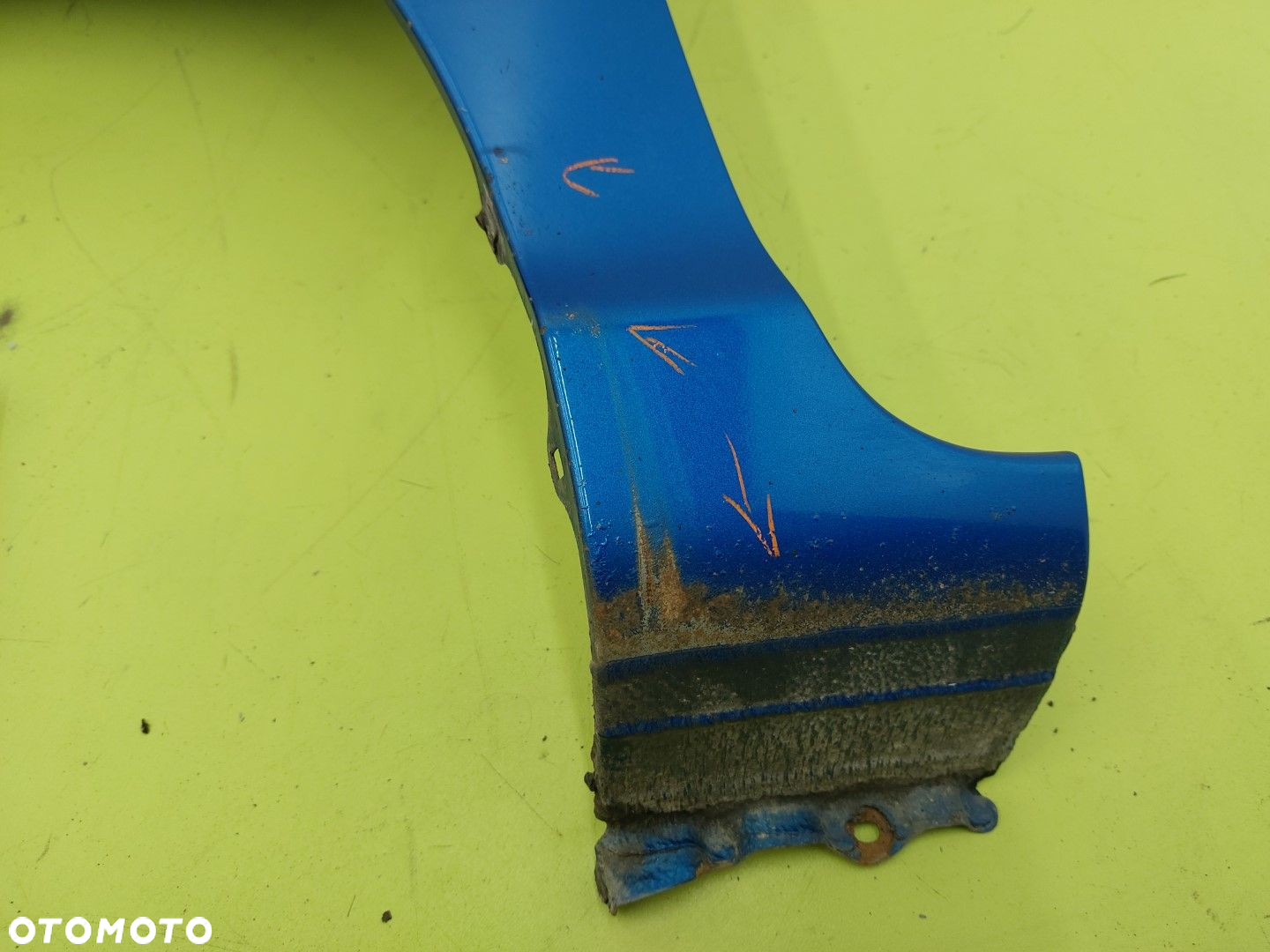 Błotnik przedni lewy HONDA CIVIC VII 2001-2005 HATCHBACK NIEBIESKIE - 3