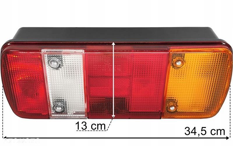 mercedes atego lampa zespolona tył prawa 0025446903 - 3