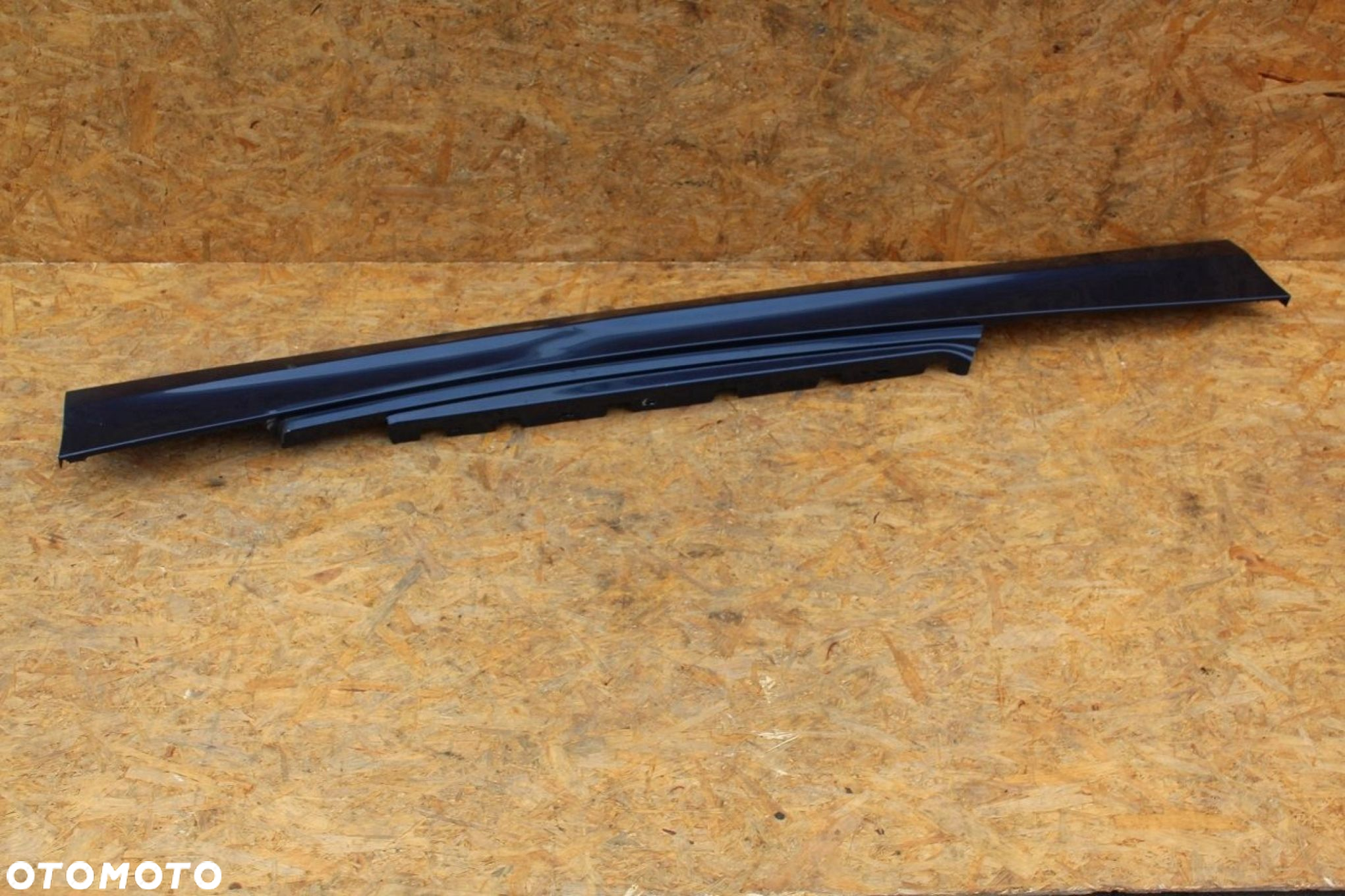 Nakładka progowa progu BMW 1 e82 e88 e81 TIEFSEEBLAU A76 PRAWA - 9