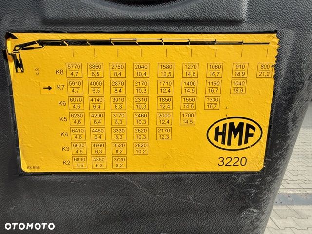 Palfinger HDS HMF 3220K7 7 wysuwow hydraulicznych sterowanie radiowe - 8
