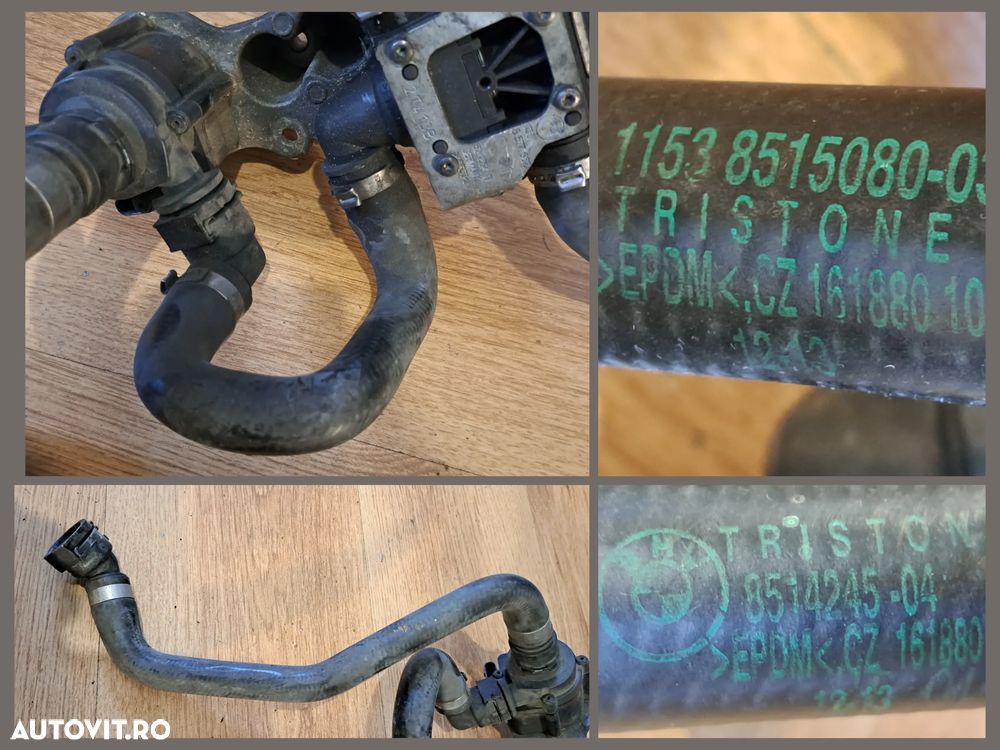 Furtun lichid racire f10+lci f11+lci f15 Pompa auxiliara apa Conducta radiator g11 g30 - 3