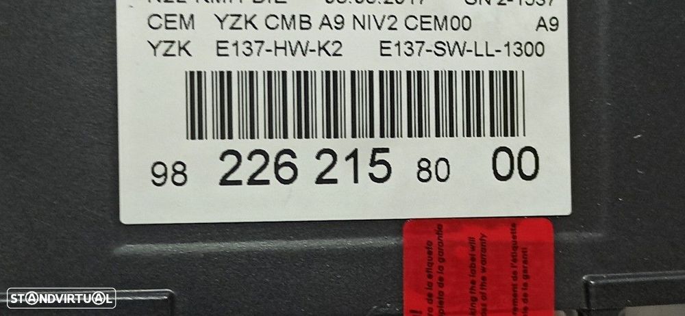 QUADRANTE PEUGEOT 2008 (--.2013->) STYLE - 3