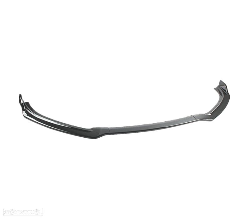 SPOILER LIP FRONTAL AUDI A6 C7 15-18 LOOK S-LINE PRETO BRILHANTE - 4