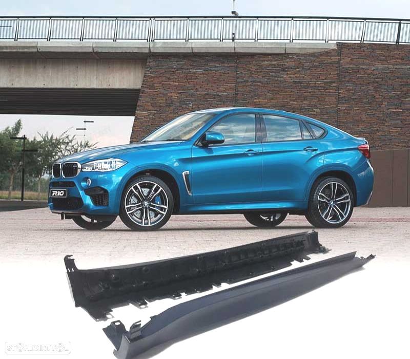 EMBALADEIRAS LATERAIS BMW X6 F16 14- LOOK X6M - 1