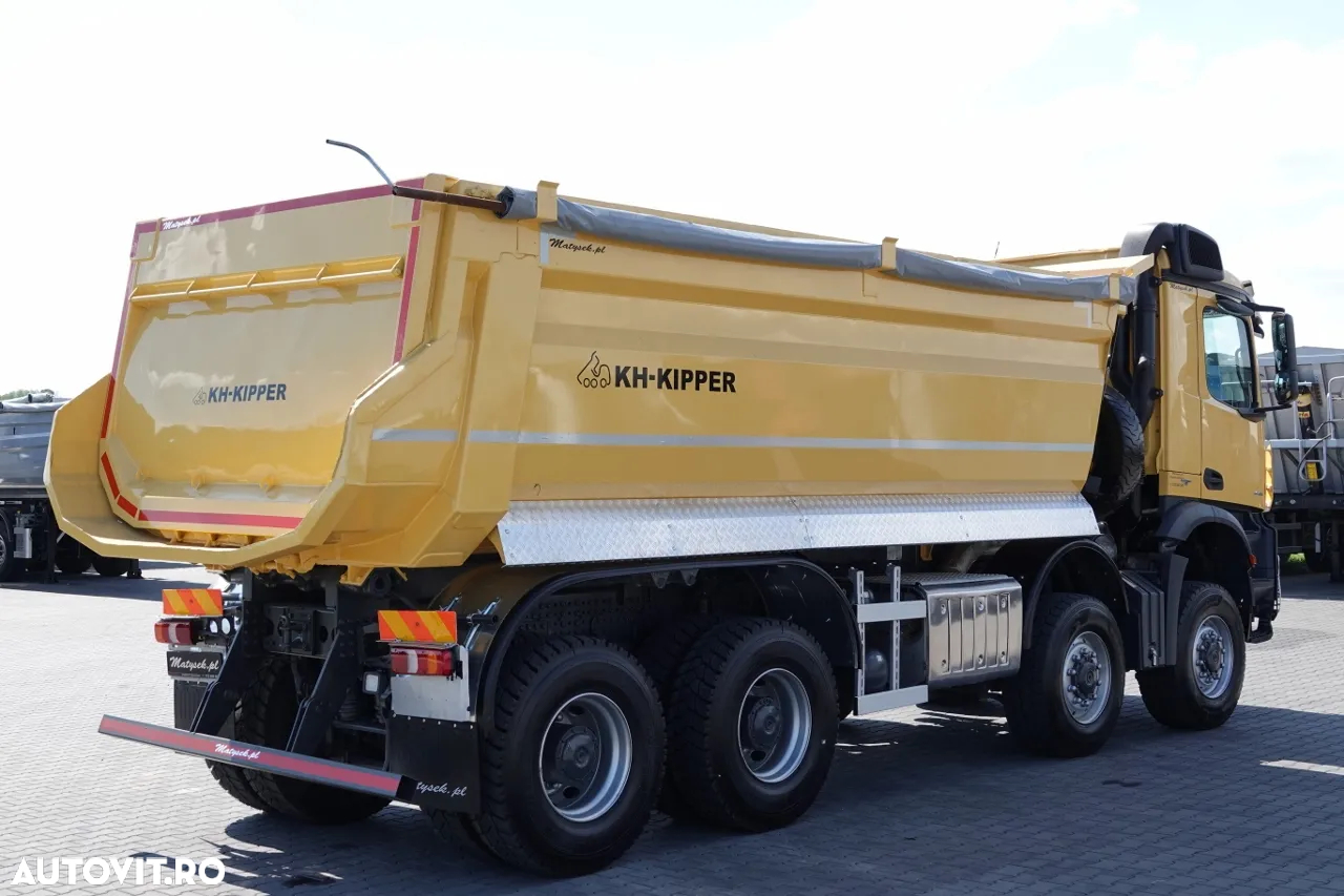 Mercedes-Benz AROCS 4145 / 8x8 / TIPPER SPATE / KH KIPPER / EURO 6 - 8