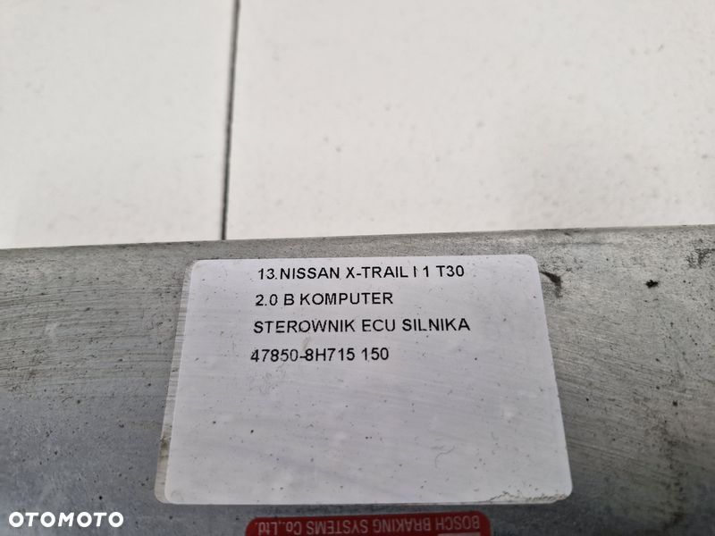 NISSAN X-TRAIL I 1 T30 2.0 B KOMPUTER STEROWNIK ECU SILNIKA 47850-8H715 - 2