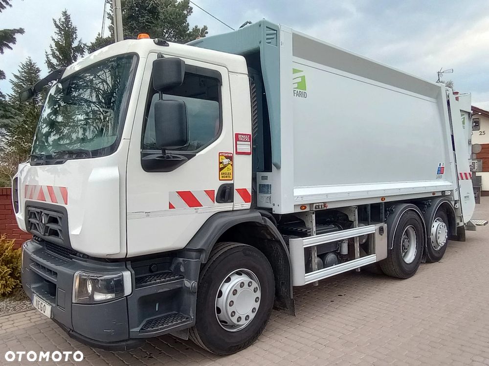 Renault D26 WIDE 320 6x2 Euro-6 Farid Śmieciarka *2018* - 2