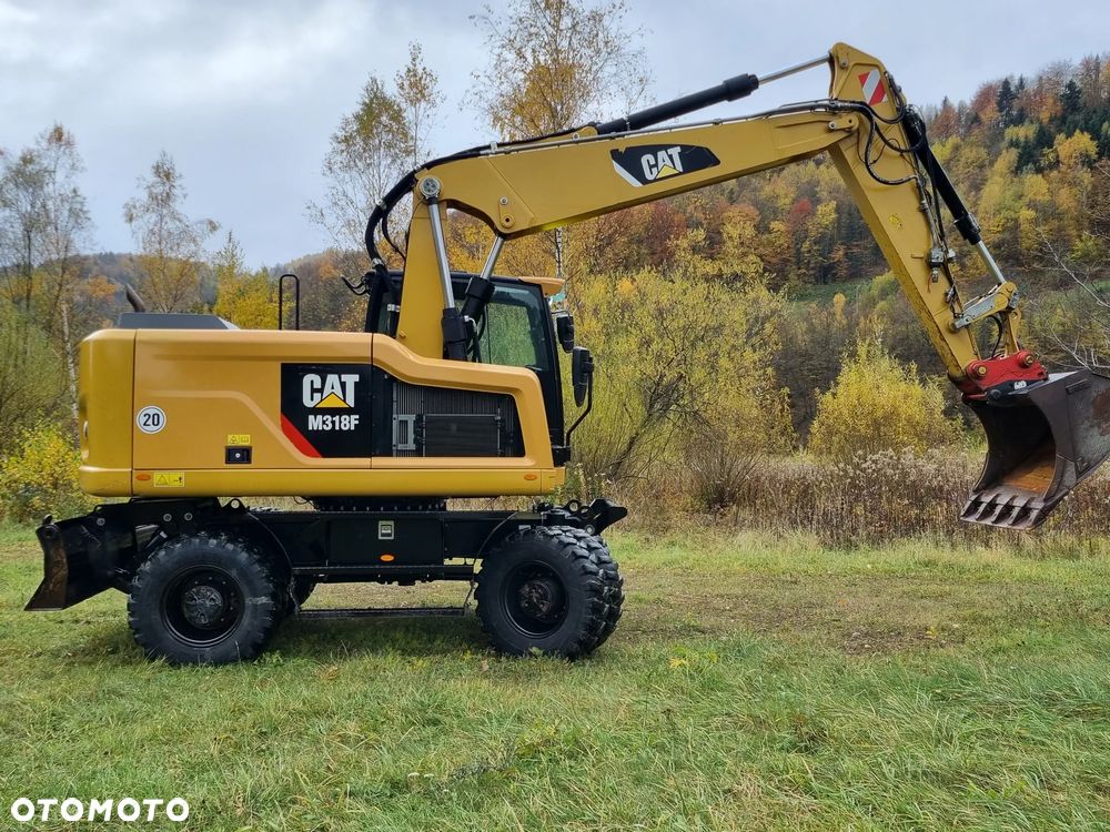 Caterpillar M318F Koparka CAT 18ton 2017r jak Nowa 6200mtg z Norwegii 3x łamane ramię smarowanie centralne Oryginał KLIMA KAMERY 6 cylindrów - 3