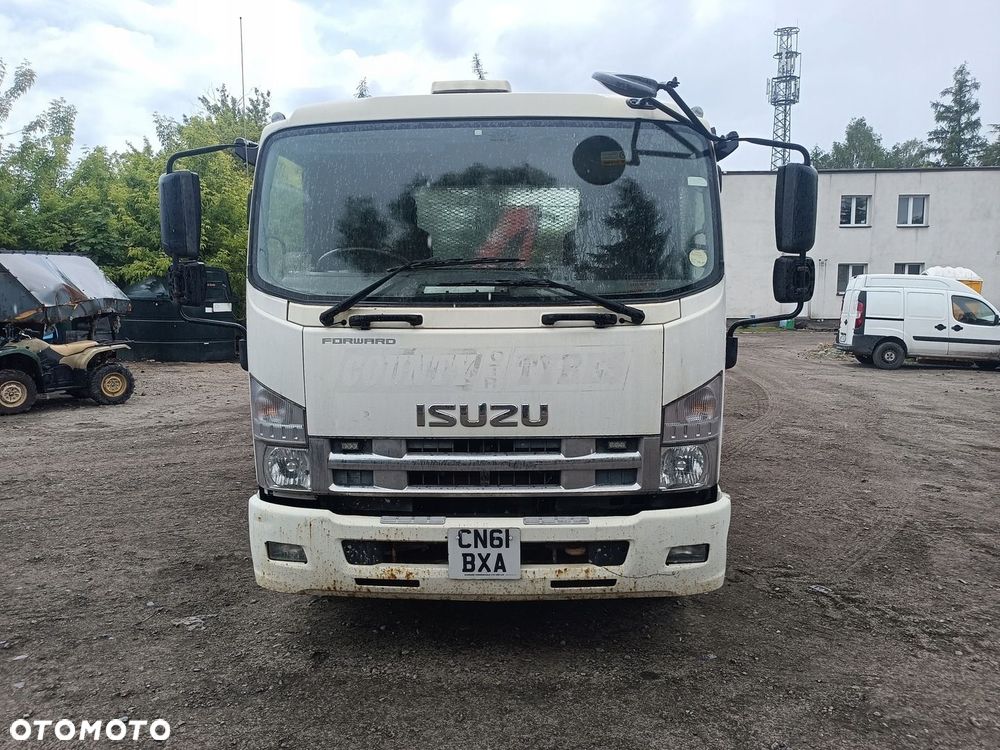 isuzu forwart platforma zuraw hds 7,10 m piaskarka sprezarka powietrza - 4