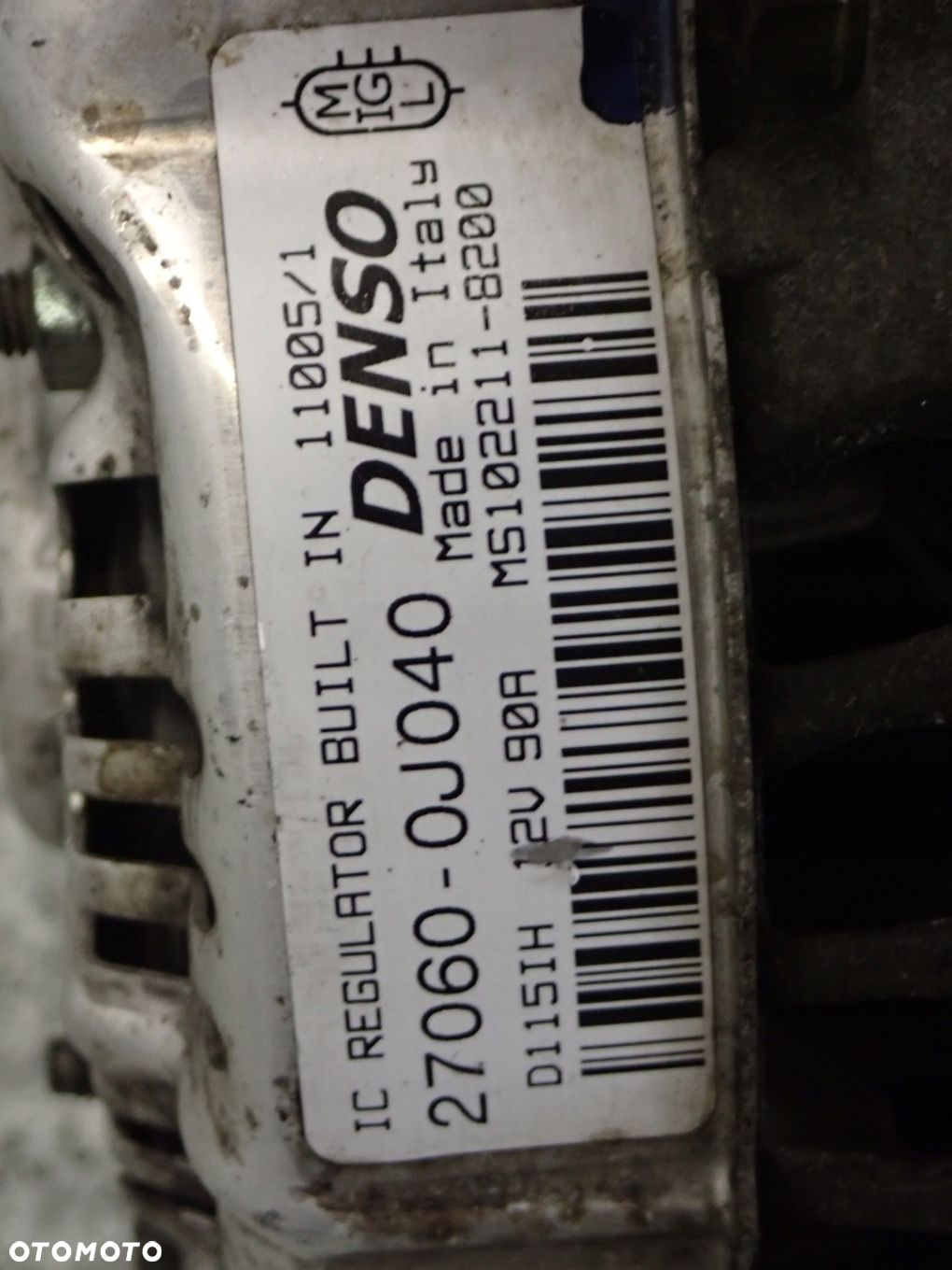 TOYOTA YARIS 99-05 1.0 1.3 FRANCJA ALTERNATOR 6PK - 3