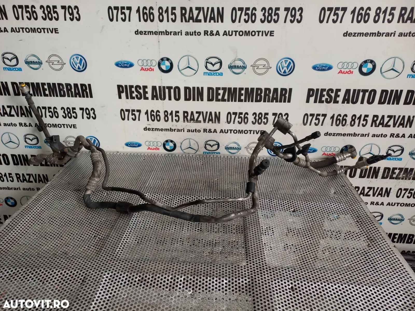 Set Conducte Clima Ac Aer Conditionat Audi Q7 4L 3.0 Tdi Motor BUG - Dezmembrari Arad - 1