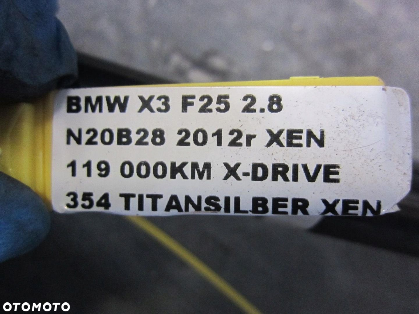 BMW X3 F25 N20 PÓŁOŚ TYLNA TYŁ PRAWA LEWA 7598038 - 6