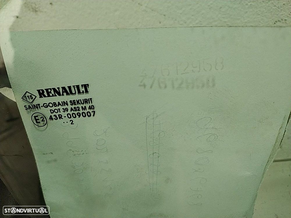 Vidro Porta Frente Direita Renault Clio Iii Caixa (Sb_, Sr_) - 3