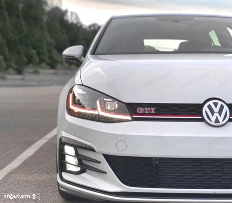 PÁRA-CHOQUES FRONTAL VOLKSWAGEN VW GOLF 7.5 17-20 LOOK GTI PDC + NEVOEIROS - 2