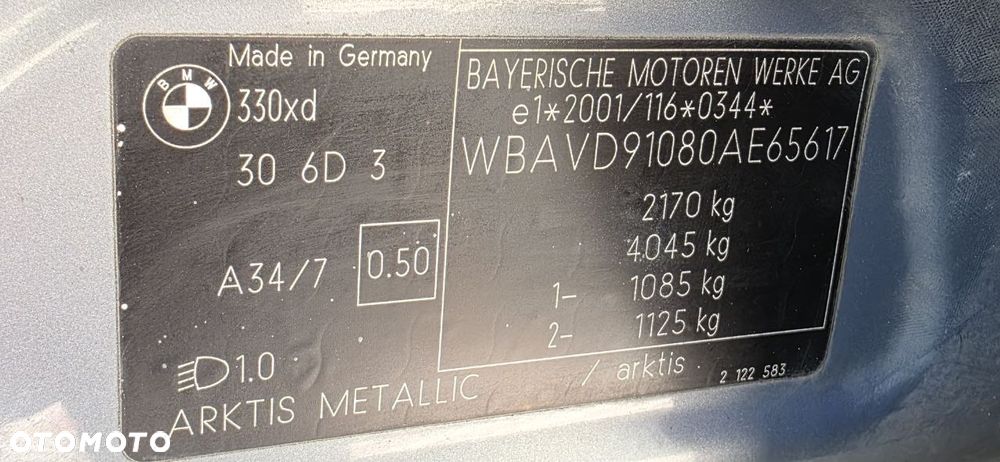 BMW Seria 3 330xd DPF - 3