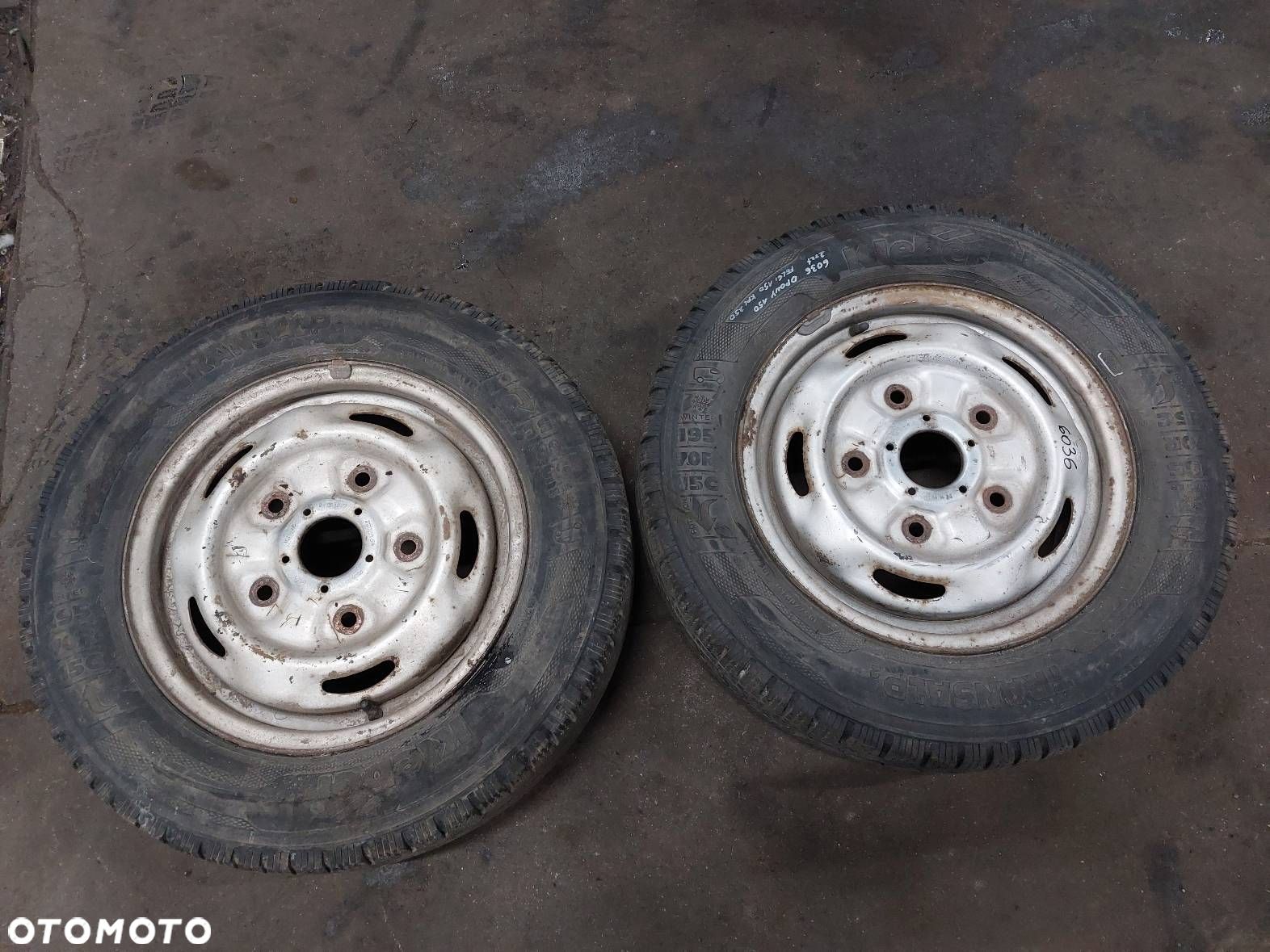 FELGI STALOWE 2 SZT 5x160 5,5Jx15 ET60 FI65,1 FORD TRANSIT IV - 1