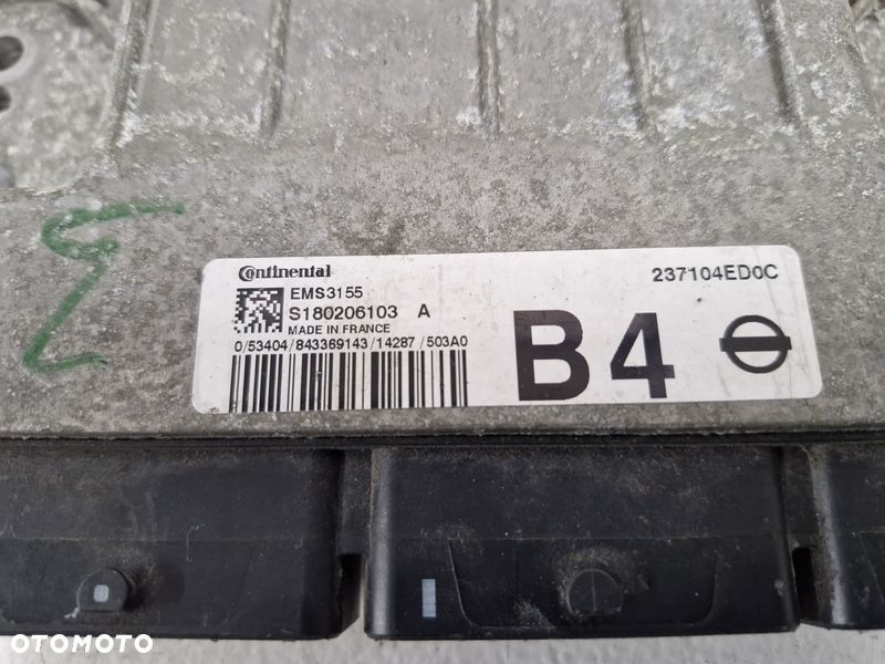 NISSAN QASHQAI II 2 J11 1.2 DIG-T STEROWNIK KOMPUTER ECU SILNIKA 237104ED0C - 2