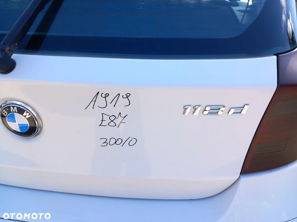 BMW E87 KLAPA BAGAŻNIKA TYLNA TYŁ KOLOR: 300 - 5
