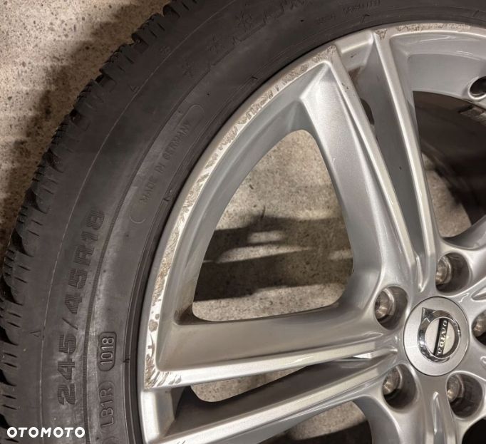 Koła felgi Volvo V90 S90 5x108 opony zimowe Dunlop 4x 245/45R18 - 14