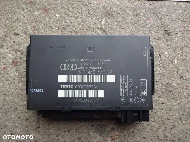 Moduł komfortu Audi A4 B6 8E0959433BA - 1