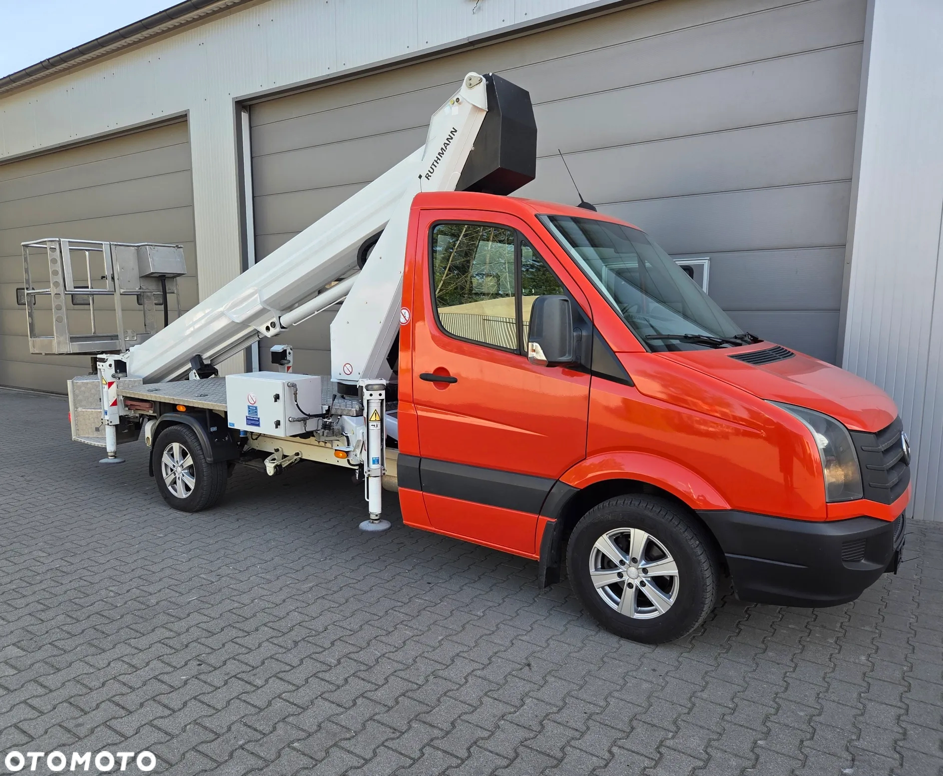 Volkswagen Crafter - 27 m - Ruthmann TB 270 Podnośnik koszowy Zwyżka jak Wumag Palfinger GSR Multite - Klima Webasto Tempomat - 6